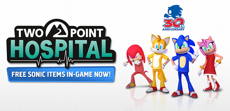 Sonic Has Arrived in Two Point Hospital!