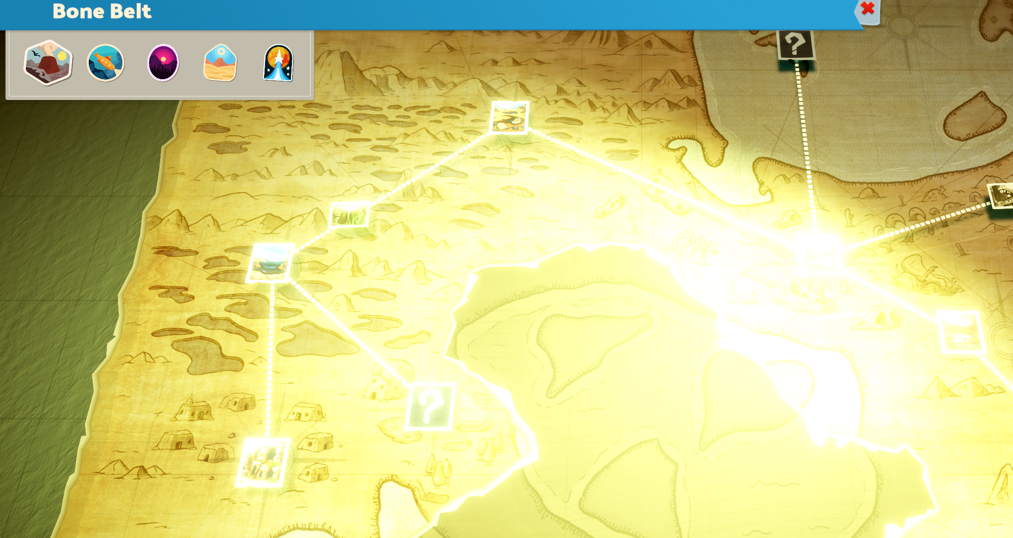 Lighting/Glare on Expedition Map - Two Point Museum